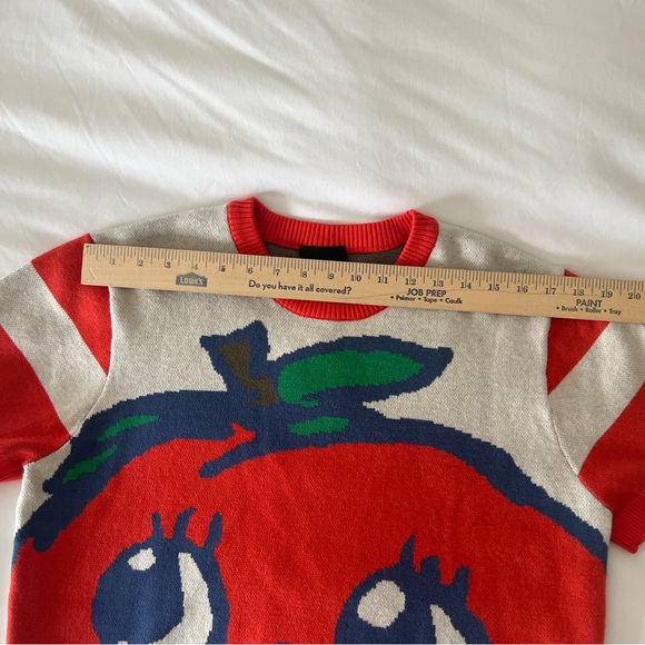 NWT Lazy Oaf - Bad Apple Oversized Sweater - Picture 7 of 13